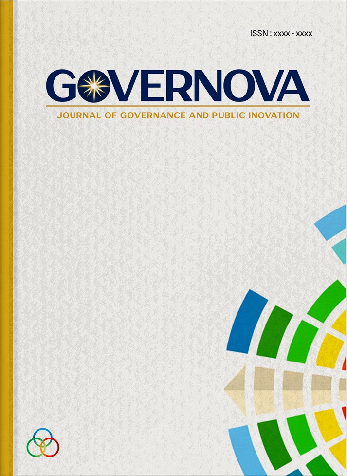 Cover of Governova: Journal of Governance and Public Innovation